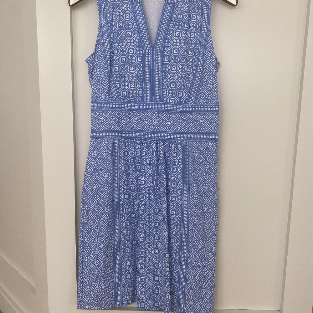 J. McLaughlin blue dress
